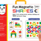 Play Panda Fun Magnetic Shapes (Junior) : Type 1 with 44 Magnetic Shapes, 200 Pattern Book, Magnetic Board and Display Stand,4+