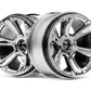 HPI Racing 6 Shot Mt Rim Chrome (Pack of 2)