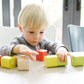 Tegu 15 Piece Magnetic Babys First Building Blocks, Tints