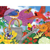 550 Piece Puzzle for mature-themeds Garden Glory Ann Jasperson Birds Jigsaw 24X18 by KI Puzzles