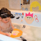 Buddy & Barney Silly Faces Bath Stickers, Hilarious Facial Expressions Foam Stickers Bath Toy For Children 3+, Pack Of 37 Reusable Stickers, Bathtub, Tub, Shower, Boys, Girls, Kids,
