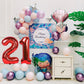 Smlpuame 40 Inch Number Balloon 0-9 Red Large Number 21 Balloons,Digital Balloons For Birthday Party Celebration Decorations Sup