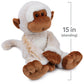 Gund Tilly The Monkey Plush, Premium Stuffed Animal For Ages 1 And Up, Cream/Brown, 15