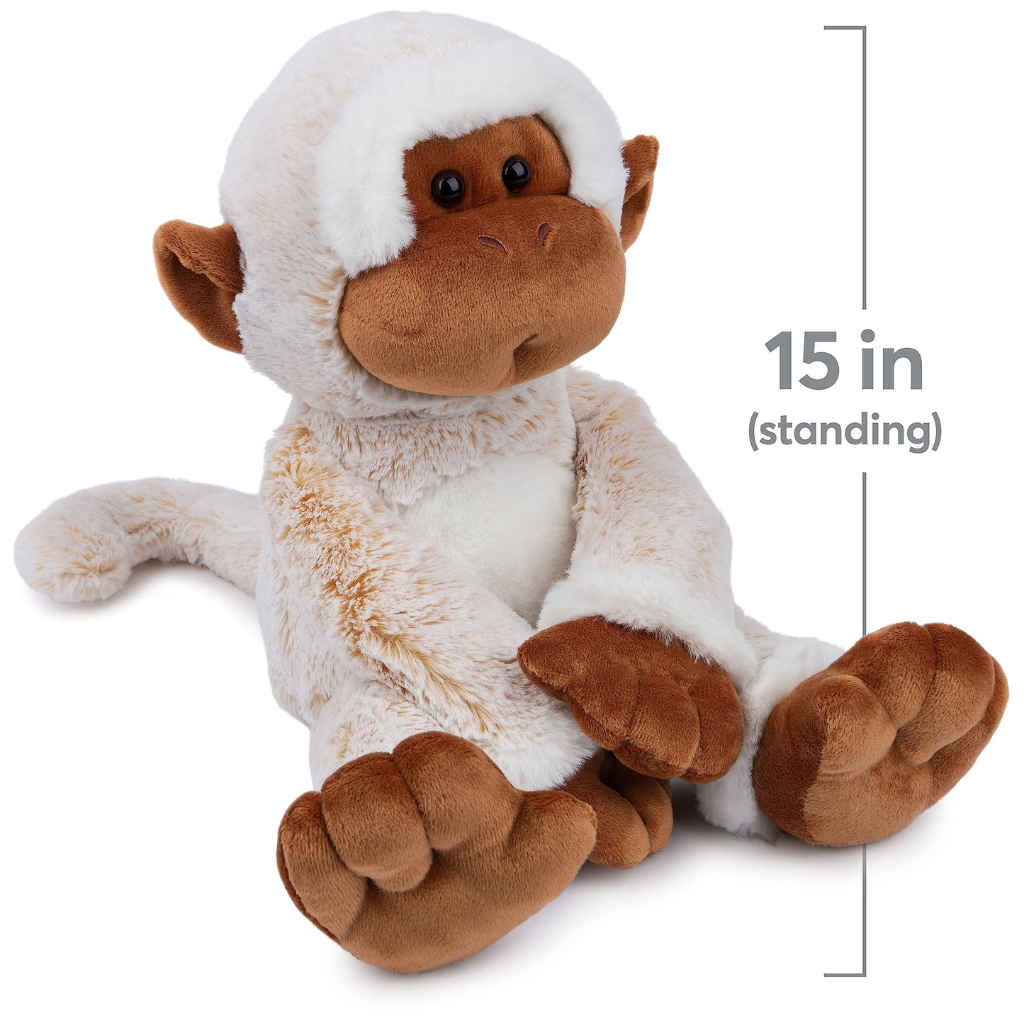 Gund Tilly The Monkey Plush, Premium Stuffed Animal For Ages 1 And Up, Cream/Brown, 15