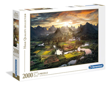 Clementoni - 32564 - Collection Puzzle - View Of China - 2000 Pieces - Made In Italy - Jigsaw Puzzles For Adult
