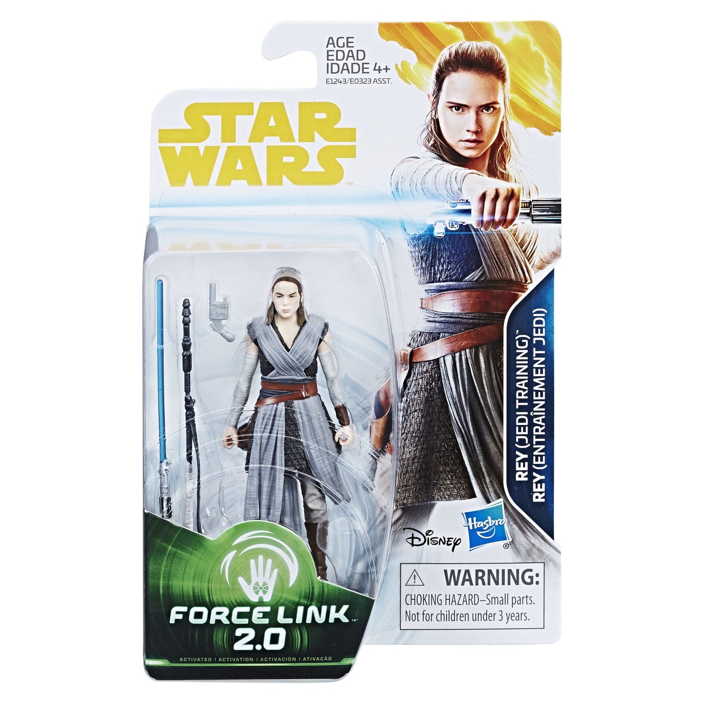 Star Wars Rey (Jedi Training) Force Link 2.0 Action Figure