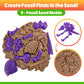 USA Toyz Dinosaur Sand Molds Beach Toys for Kids- 23pk Sand Building Kit Sandbox Toys for Toddlers, Compatible with Molding Clay