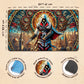 Wizcraft Gaming Paramint Stained Glass Assassin (Stitched) - Mtg Playmat - Compatible With Magic The Gathering Playmat - Play Mt