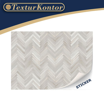 3 Sheets Self-Adhesive Flooring For Dollhouse 1:12 Scale (White Oak Herringbone)