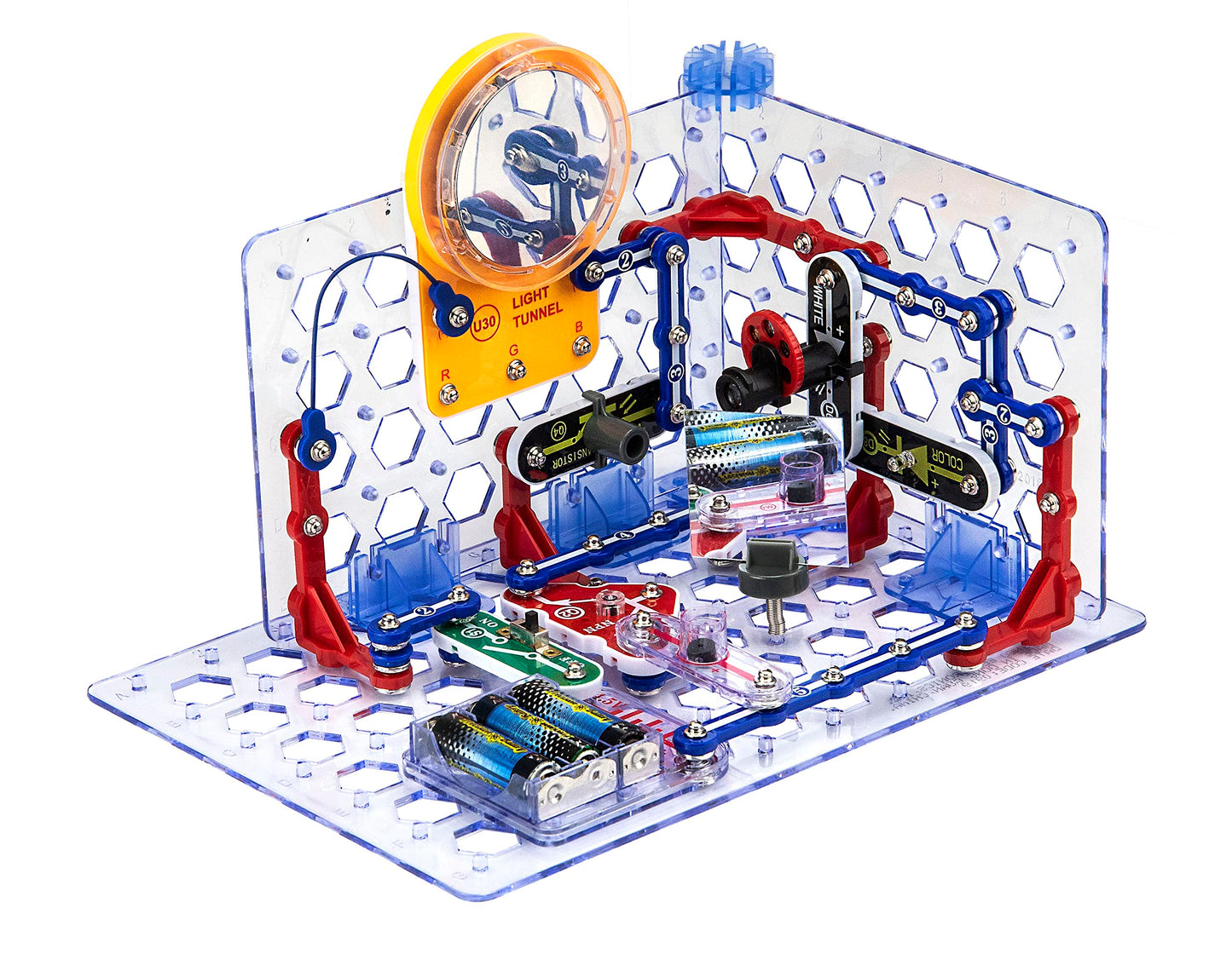 Snap Circuits 3D Illumination Electronics Exploration Kit | Over 150 Stem Projects | Full Color Project Manual | 50 Parts | Stem