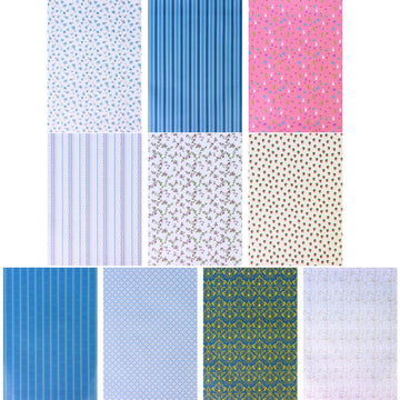 10 Sheets Dollhouse Floorboards Miniatures Dolls House Floor Paper Card Sticker Effect Paper Flooring Paper Gloss Card Sheet Min