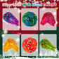 Okaybee 6 Pack Glitter Crunchy Slime Kit, Rainbow Slime For Kids, Christmas Stocking Stuffers, Slime Party Favors Sensory Toys,