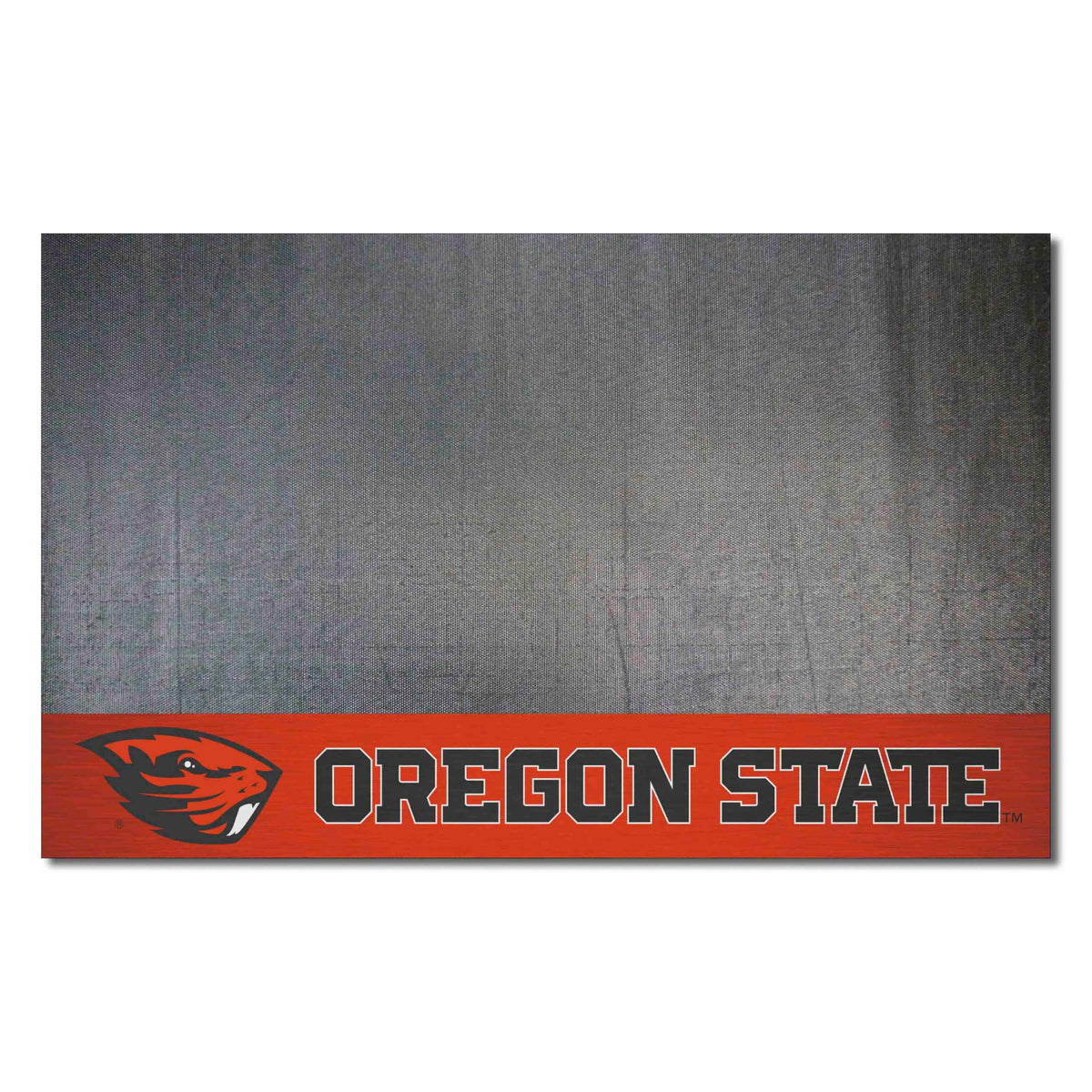 FANMATS 16850 Oregon State Beavers Vinyl Grill Mat - 26in. x 42in. - Deck Patio Protective Mat | Oil, flame, and UV resistant