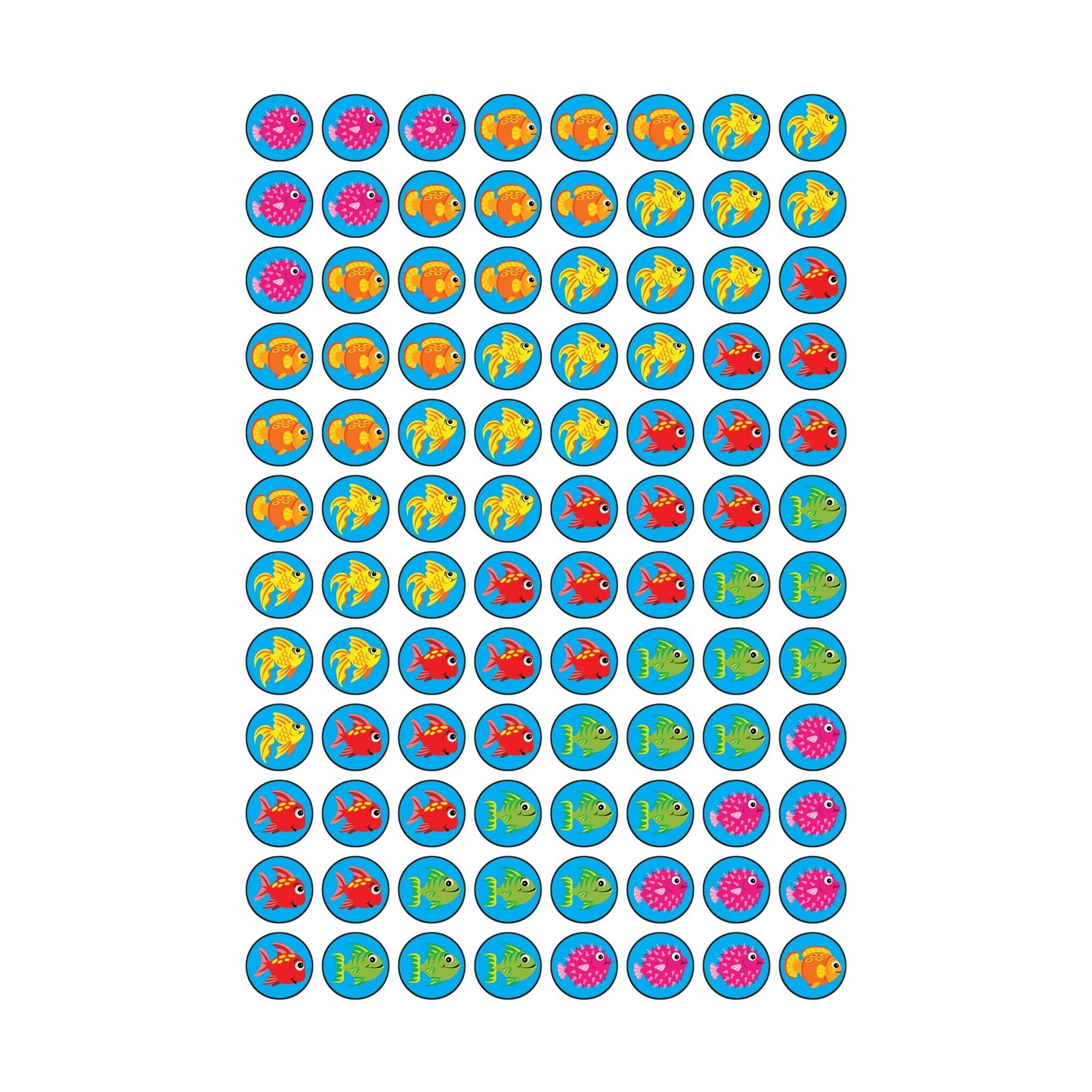 Trend Enterprises Inc. Superspots Stickers Fun Fish