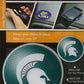 FANMATS 13059 NCAA Michigan State University Spartans Plastic 2-Pack GetaGrip