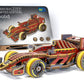 WOODEN.CITY Engineering DIY Wooden Model to Built - Model Car Kits - enhanced 3D Wooden Puzzles for mature-themeds - Detailed Model Kits for Enthusiasts and Collectors (Bolid Model Car Kit)