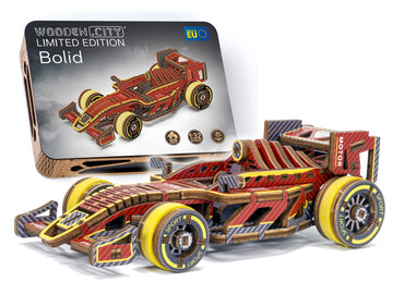WOODEN.CITY Engineering DIY Wooden Model to Built - Model Car Kits - enhanced 3D Wooden Puzzles for mature-themeds - Detailed Model Kits for Enthusiasts and Collectors (Roadster Model Car Kits)