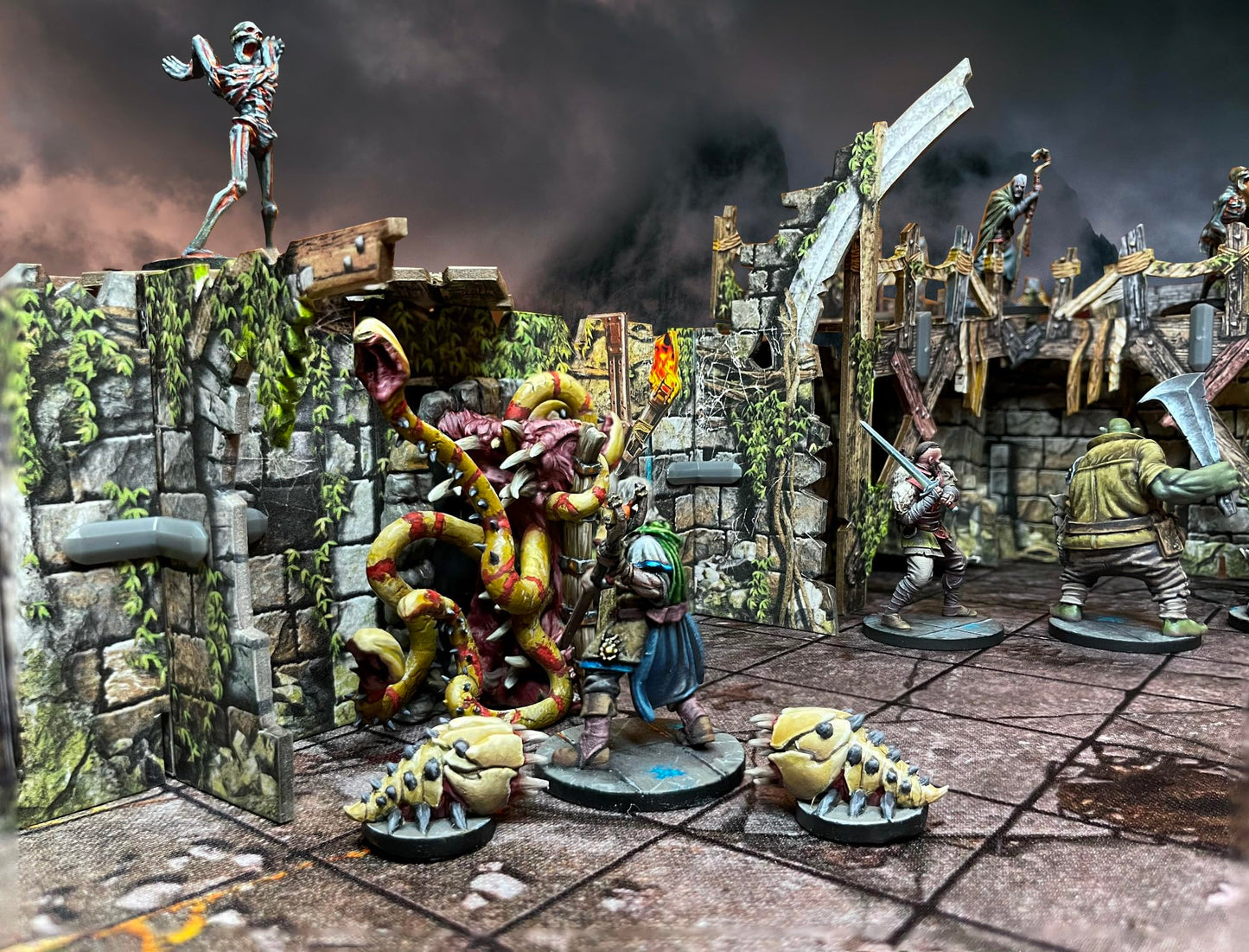 Maladum Oblivions Maw Expansion - Fantasy Dungeon Crawler Game Immersive Terrain Solo, Co-op and Adversarial Play