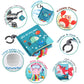 The Ocean Adventure Crinkle Baby Sensory Play Book with Teether Ring