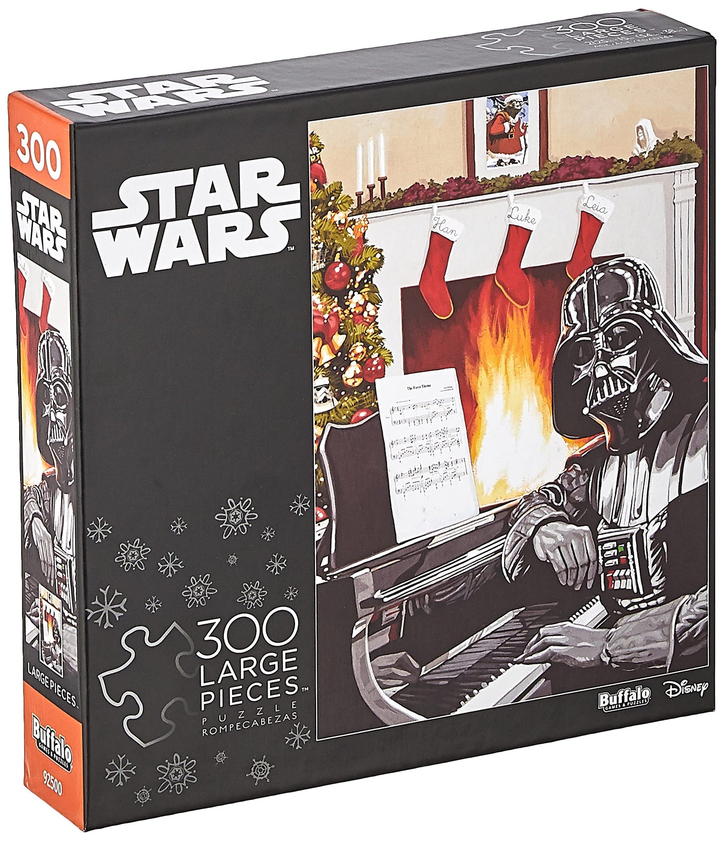 Buffalo Games Star Wars A Very Vader Christmas 300 Large Piece Jigsaw Puzzle, Multi, 21.25"L x 15"W, Cardboard