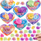 Joyin 28 Pcs Cards With Glitter Mochi Squishy Toys, Cute Sea Animals Mochi To Squeeze, Stress Relief Fidget Toys For Kids Party Favor Classroom Class Exchange Prizes