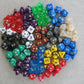 15x Sets of 7 (that is, 105!) Polyhedral Dice for RPGs (Dnd, Pathfinder) with 7 Dice Bags!