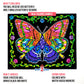 Stuff2Color Geo Butterfly - Fuzzy Coloring Poster - Includes 3 Designs to Color (1 Large, 2 Small) - for Kids, Toddlers, Kids, T