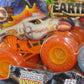 Monster Jam 1:64 Scale Double Pack - Horse Power & Aqua Stallion Trucks, Orange & Blue, 4 inches, Metal, Model 20138200