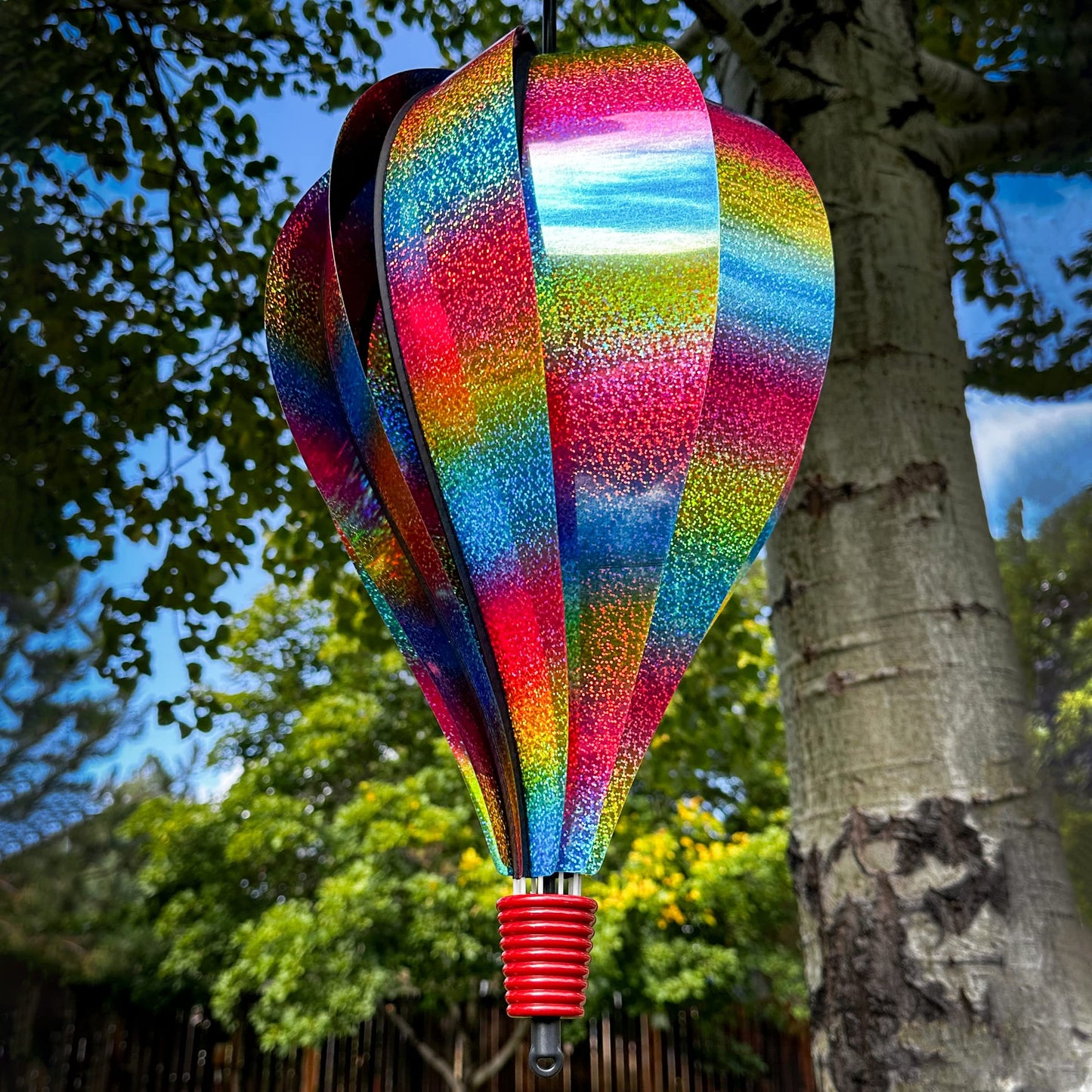 n The Breeze Rainbow Whirl 10-Panel Hot Air Balloon,18 Balloon