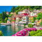 500 Piece Jigsaw Puzzle For Adults -Lake Como Scenery, Italy Jigsaw Puzzles 500 Pieces Puzzles For Adults-Finished Size 19.3' X 13.7'