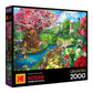RoseArt - Kodak enhanced - Spring Garden 2000 Piece Jigsaw Puzzle  Alice in Wonderland Puzzle for mature-themeds