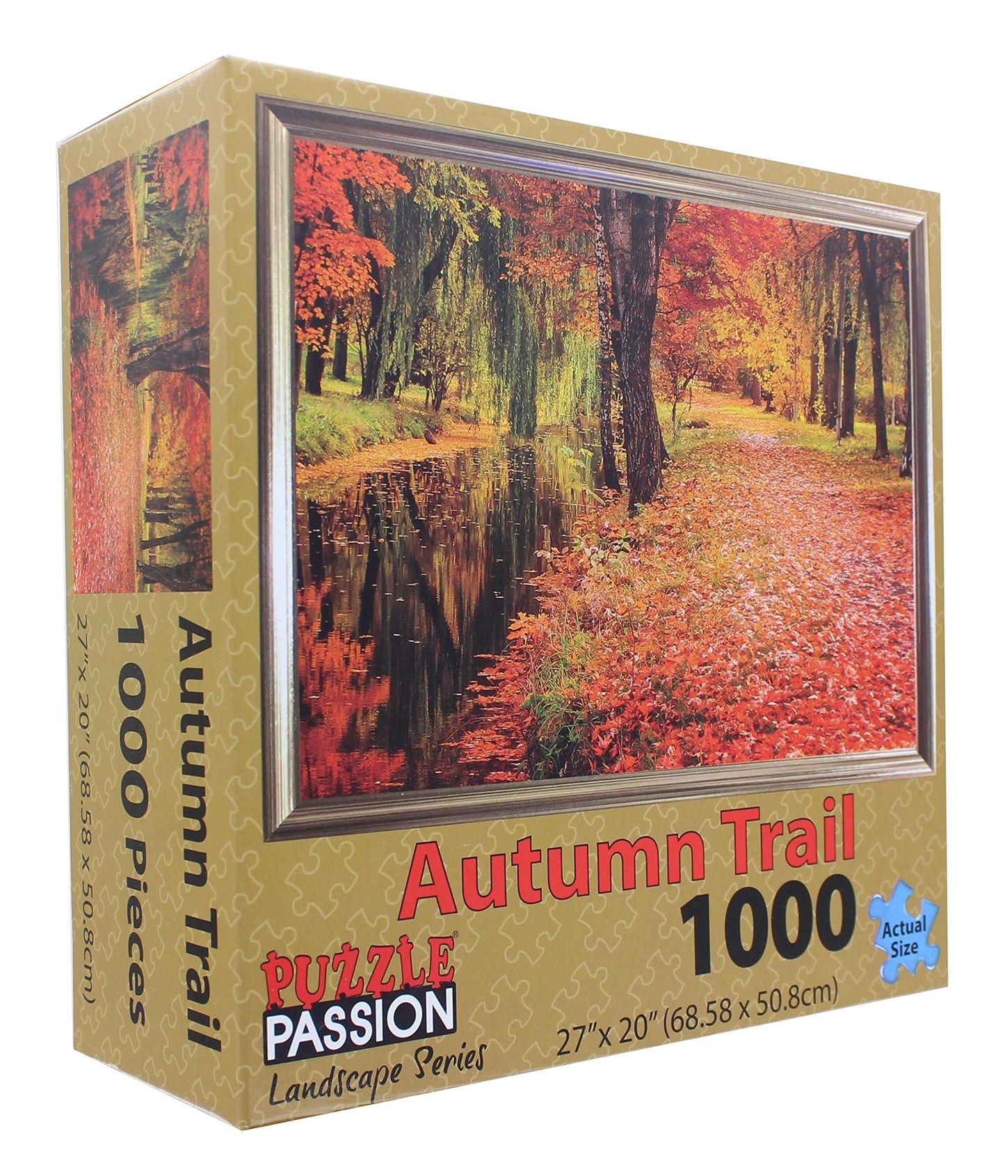 Staci19 1000 Piece Jigsaw Puzzle - Puzzle Passion Autumn Trail Model 80801_8325