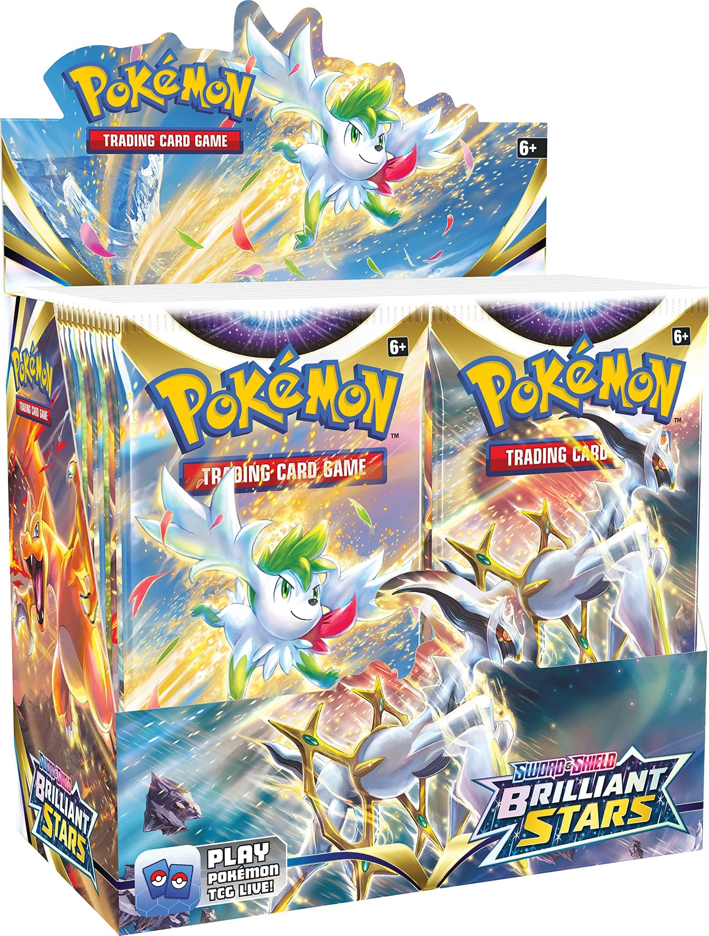 Pokemon TCG: decorative replica blade & Shield Brilliant Stars 36 Count Booster Box