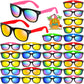 Kids Sunglasses Bulk,Neon Sunglasses Party Favors With Uv400 Protection For Kids, Boys And Girls, Valentines Day Gifts For Kids, Birthday Graduation Party Supplies, Beach, Pool Party Favors