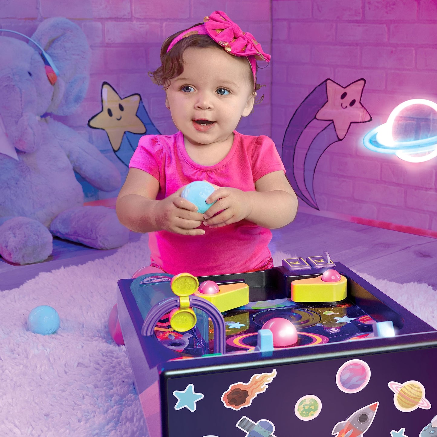 Little Tikes My First Pinball Activity Table, Multicolor, Plastic, Medium, Model 663482OC, Learning Toy for Toddlers Ages 12 months to 2 Years