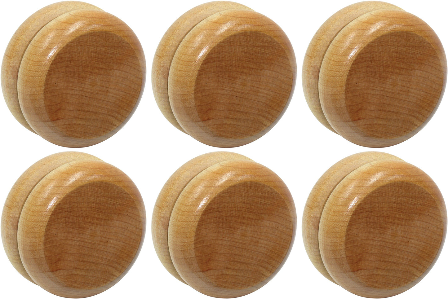 Plain Yo-Yo'S - 6 Pack - Made In Usa