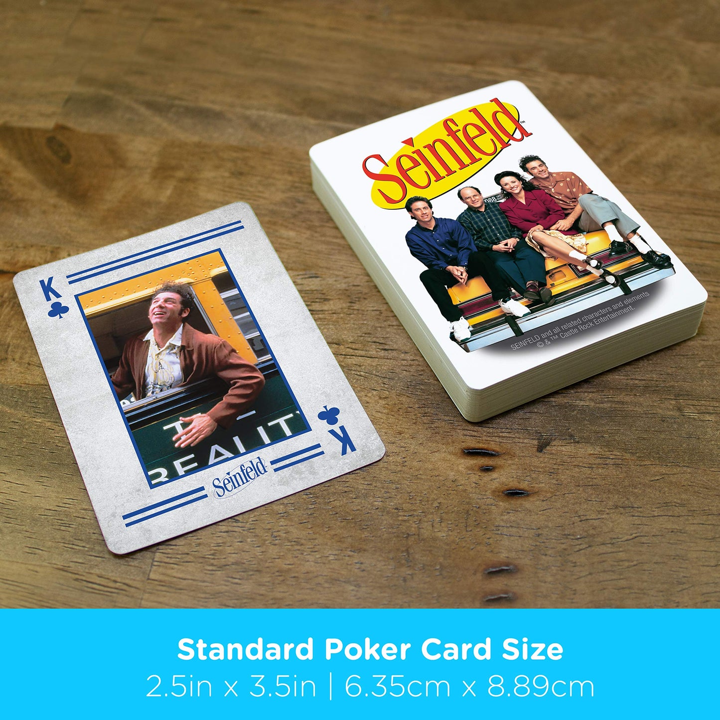 Aquarius Seinfeld Playing Cards - Seinfeld Photos Themed Deck Of Cards For Your Favorite Card Games - Officially Licensed Seinfeld Merchandise & Collectibles