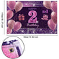 2Nd Birthday Decorations For Girls Imisi Happy Birthday Banner Pink Decorations For A Party Birthday Backdrop For Women