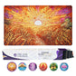 Mtg Magic The Gathering Playmat 24X14 Inches, Original Art, Non-Slip Tcg Playmat With Rubber Bottom & Stitched Edges, Commander