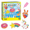 Creativity for Kids Easy Sparkle Window Art Kit - Paint and Decorate 7 DIY Suncatchers, Arts and Crafts for Kids Ages 6-8+, Acti