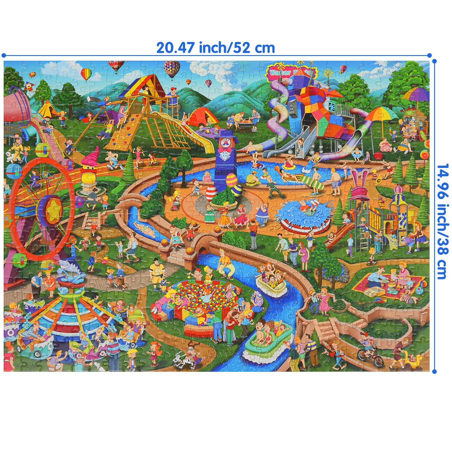 Becko Us Jigsaw Puzzles 500 Pieces Puzzles For Adults 500 Piece Puzzles For Kids And Adults (Theme Park)
