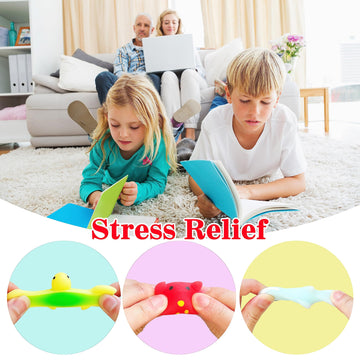 6 Pcs Ocean Sea Animals Mochi Squishy Toys, Kawaii Squishies Small Mochi Squishy Toys For Kids Party Favors, Marine Life Fidget