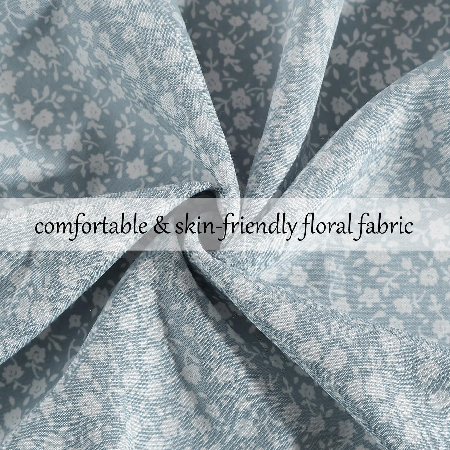 LTAKK Pioneer Dress Girls Colonial Costume Prairie Pilgrim Girl Dresses with Ruffled Pinafore, Stone Blue, Medium, age over 4 ye