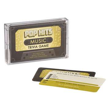 Ridley’S Pop Music Trivia Card Game – Quiz Game For Adults And Kids – 2+ Players – Includes 40 Cards With Unique Questions – Fun Family Game – Makes A Great Gift