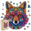 Qiuenisray Original Wooden Jigsaw Puzzles 500 Pieces-Wolf 15.4x17in Royal Wooden Puzzles for mature-themeds Unique Shape Animal mature-themed Puzzles Irregular Wood Puzzles Best Gift for mature-themeds and Kids Family Game