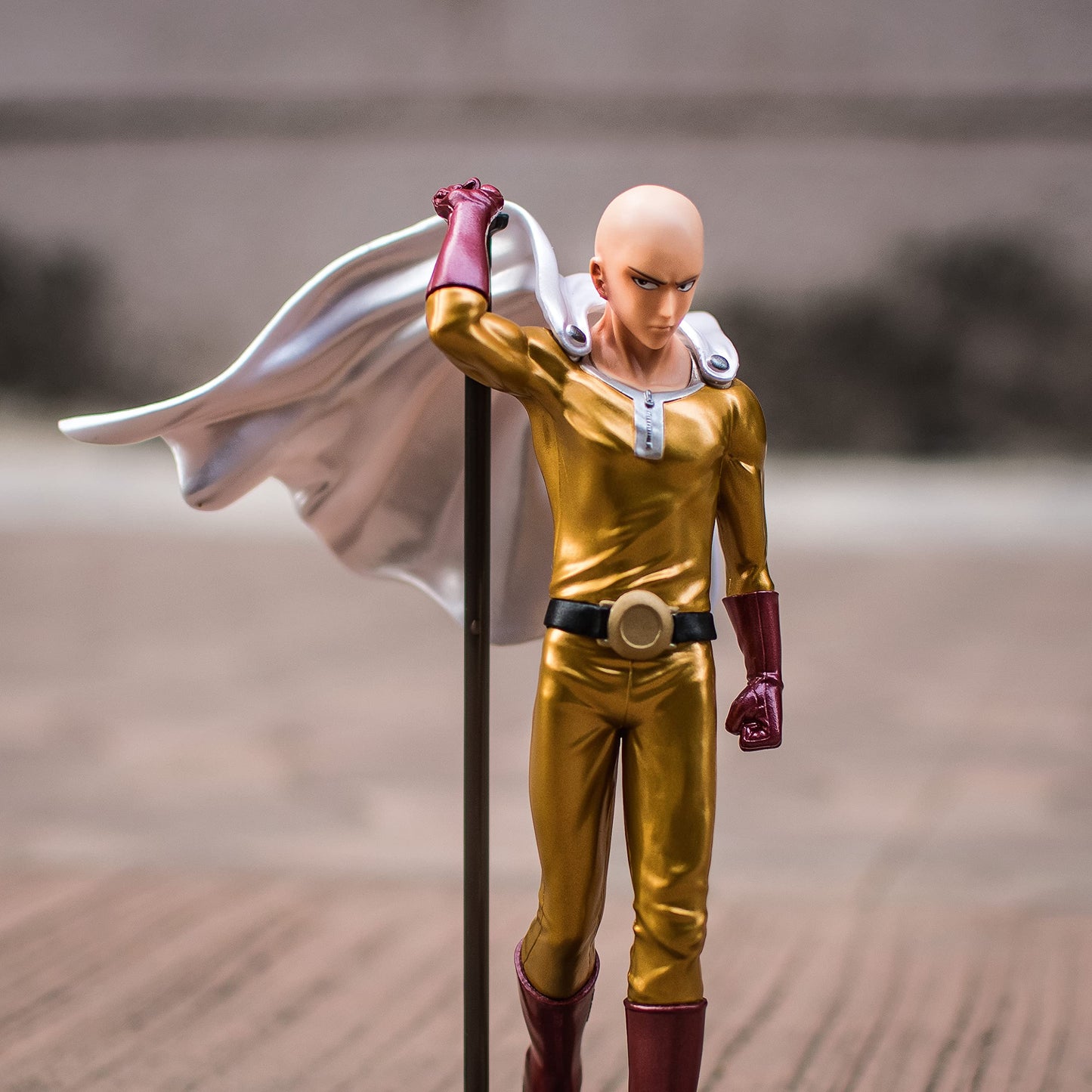 Banpresto One Punch Man Saitama Metallic Color PVC Figure - Model BP17692, Multiple Colors
