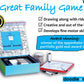 The Purple Cow Doodle Drawing Games - With This Party Art Drawing Game You Can Draw Anything! Your Favorite Picture Or Something Exciting! Family Fun, Epic For Kids & Adults