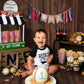 WAOUH Baseball 1st Birthday Banner - High Chair Decoration, Plastic, All-Star Theme, Ideal for Little All-Star Celebrations