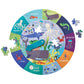 C.R Gibson Bjpr-22042 Under The Sea 72-Piece Round Jigsaw Puzzle For Kids, 19'' D