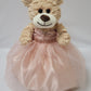 Kinnex Collections Since 1997 12'' Quince Anos Last Doll Teddy Bear With Dress (Centerpiece) ~ Arc09832-30 (Rose Gold)